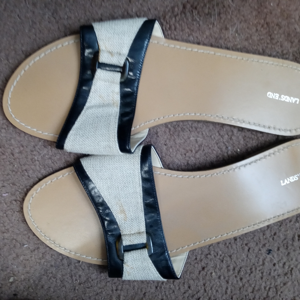 Lands End preppy sandal